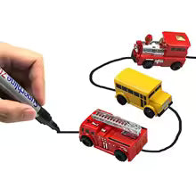 Magic Mini Pen Inductive Toy Car – Draw & Follow Line Car