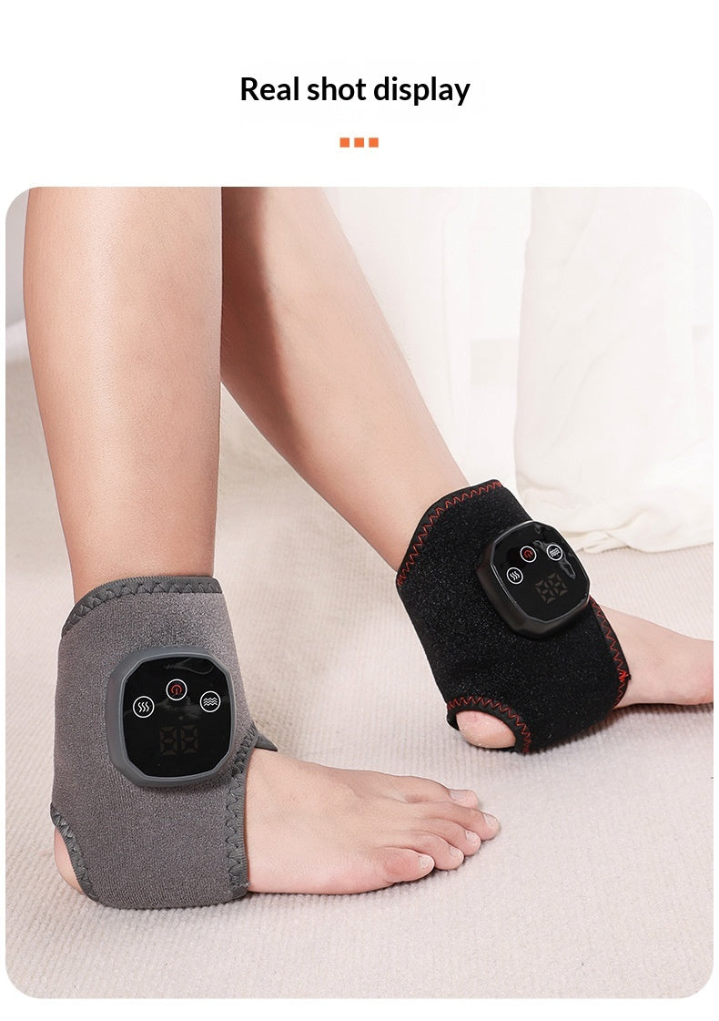 Smart Graphene Ankle & Wrist Massager – Heat & Vibration Therapy Wrap