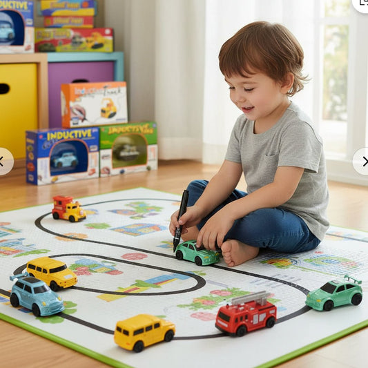 Magic Mini Pen Inductive Toy Car – Draw & Follow Line Car - NexoraBuzzer - Toys